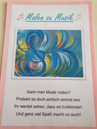 Malen zu Musik